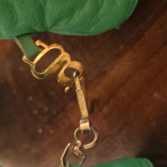 Men's Green Leather Grandoe Ski Mitts, Sz. M - Picture 2 of 7